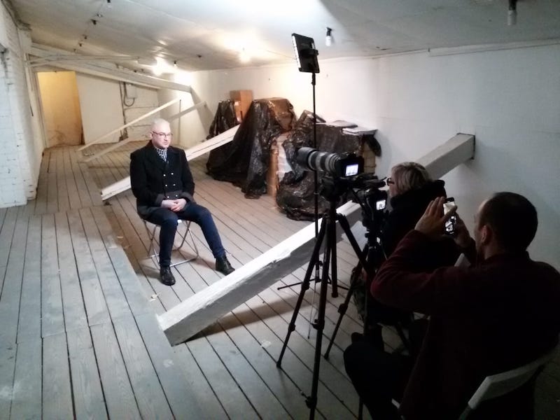 Passage between the studios of Sooster and Kabakov