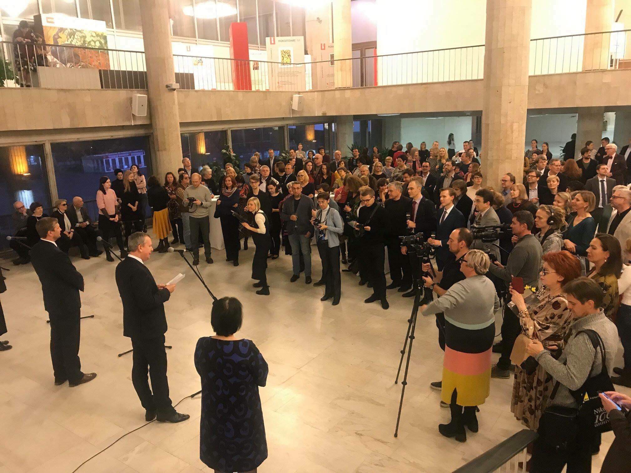 Exhibition opening at Tretyakov Gallery